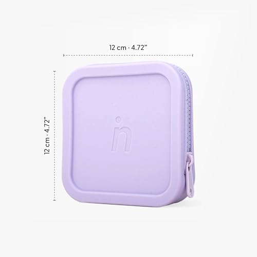 Boob Voyage Travel Case - Elegant & Functional Nipple Cover Travel Case - Waterproof, Washable, Flexible, and Feminine Purple2