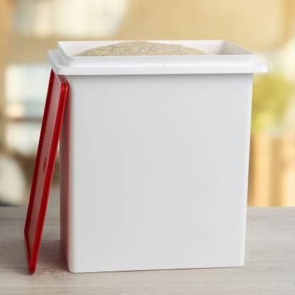 Tupperware Boîte de conservation en vrac en plastique pour riz 10 l (multicolore)