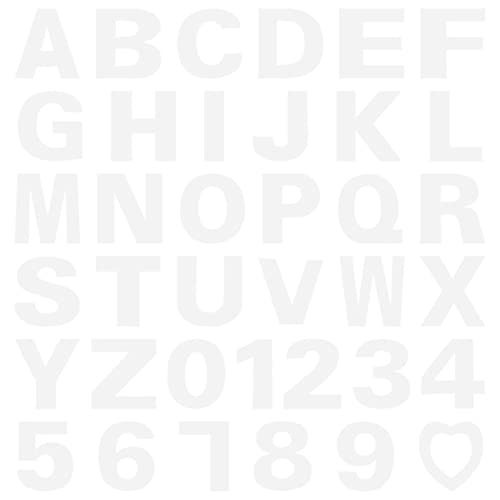 VOSAREA 37pcs Cake Stencils for Baking Alphabet Number Molds Heart-Shaped Templates for Birthdays Weddings Festivals Easy to Store