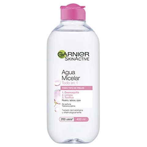 Garnier Agua Micelar, 400ml con fórmula suave sin perfume Cover