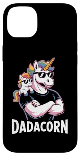 Dadacorn Cool Unicorn Dad And Kid Sunglasses X}zP[X iPhone 14 Plus p