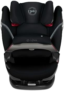 Cybex Gold Fotelik dziecięcy 2 w 1 Pallas S-Fix, Do samochodów z ISOFIX i bez, Grupa 1/2/3 (9-36 kg), Od ok. 9 miesięcy do ok. 12 lat, Deep Black