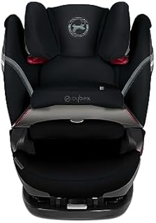 Cybex Gold Fotelik dziecięcy 2 w 1 Pallas S-Fix, Do samochodów z ISOFIX i bez, Grupa 1/2/3 (9-36 kg), Od ok. 9 miesięcy do ok. 12 lat, Deep Black