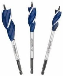 Irwin Speedbor Multi Size in. Dia. Carbon Steel Wood Boring Bit 3 pc.