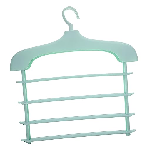 MUSISALY Coat Hanger Pants Hangers Necktie Hanger Trouser Hanger Pants Storage Rack Denim Pants Tie Rack Hanger Pants Rack Closet Ties Hangers Hanger for Pants Scarf Hanger Sky-Blue Pp