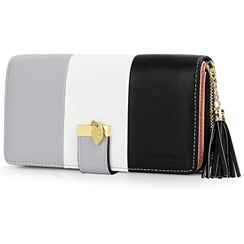 Cartera de Mujer Pomelo Best con RFID Bloqueo y Borlas Cover