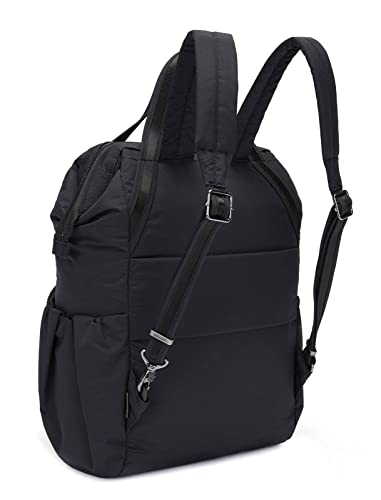 Image of Pacsafe Women's Citysafe CX 17L Anti Theft Backpack-Fits 16 inch MacBook Pro, Econyl Black, One Size