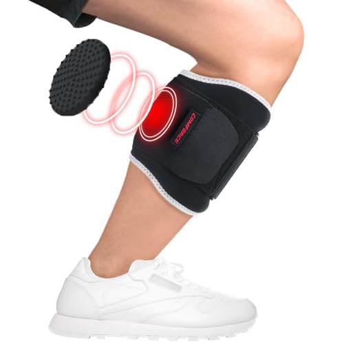 COMFORCE Ischias Schmerzen Relief Brace Device Ischias Ease Nerv Schmerzlinderung Brace mit Druck-Pad für Männer FrauenUnisex (10-21) (Kalb)