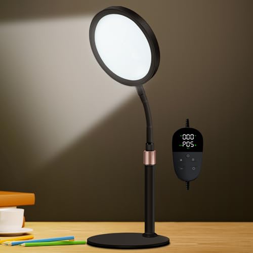 Sozapooty Light Therapy Lamp, UV-Free 10000 Lux Sun Therapy Light