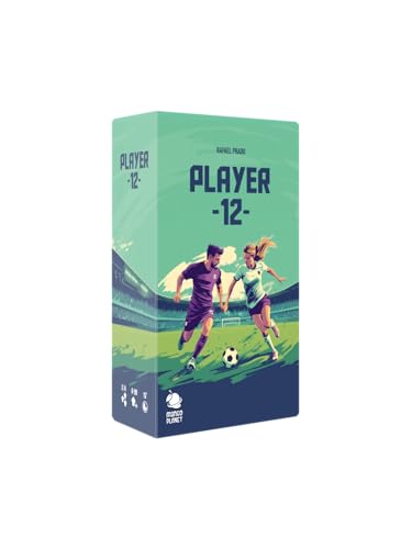 Player 12 - Juego de mesa de Fútbol, con Cartas y Dados para marcar Goles, fácil de aprender, rápido y entretenido, formato pequeño de viaje, Regalo niño/niña 6 7 8 9 10 11 12 años familiar Player 12 - Juego de mesa de Fútbol, con Cartas y Dados para marcar Goles, fácil de aprender, rápido y entretenido, formato pequeño de viaje, Regalo niño/niña 6 7 8 9 10 11 12 años familiar