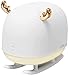 BCASE Mini Humidificador Ultrasónico, 260 Ml, Difusor con Luz Nocturna en Forma de Ciervo, para Bebé, Habitación, Decoración, etc Color Blanco