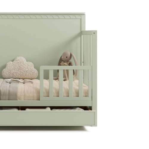 Graco Storkcraft Toddler Safety Guardrail with Slats, Sage - image 7