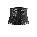 KBDOUJSDF Women's Waist Trainer Abdominal Belt - Hourglass Shaper Shaper Shapewear Belt Black