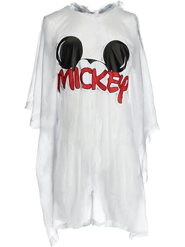 Disney Youth Mickey Mouse Family Rain Poncho Raincoat Keep Dry Clear4