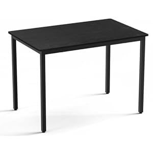 VASAGLE Eettafel, keukentafel, 70 x 110 x 77 cm, eetkamertafel voor 4 personen, tafel, woonkamer, bureau, voor eetkamer, keuken, industrieel design
