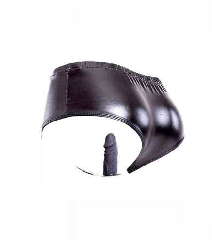 PMHJUT Arnés de pene con correa SM y 2 consoladores anales, pantalones de masturbación lésbica, juguetes eróticos BDSM for mujeres y parejas.(Anal Dildo,Medium)