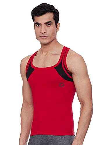 Image of Dollar Bigboss Men's Solid Regular Fit Gym Vest