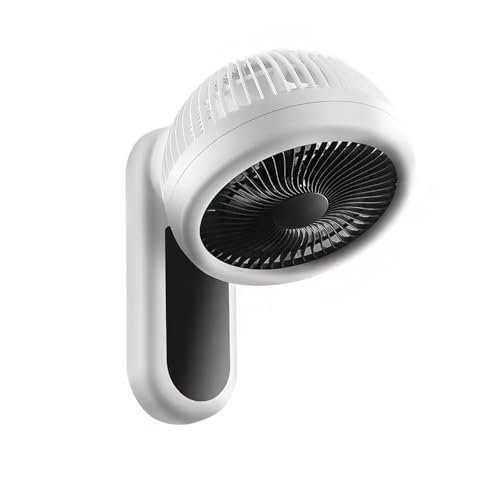 Ventilador de Pared Silencioso Ventilador de 45W Fan oscilante Temporizador 12 Horas Instalación sencilla para el hogar, tienda y oficina