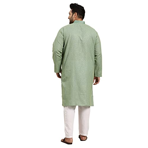 Image of SOJANYA (Since 1958, Men's Silk Blend Grey Kurta Pyjama & Silk Blend Jacket Combo