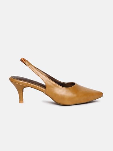 Image of Marc Loire Women Slip on Kitten Heel Pumps for Office Wear