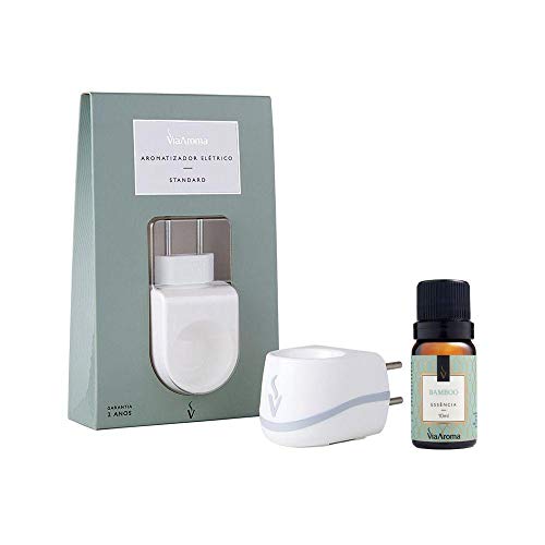 Aromatizador Elétrico Difusor Ambiente com Essência Bamboo 10ml -...