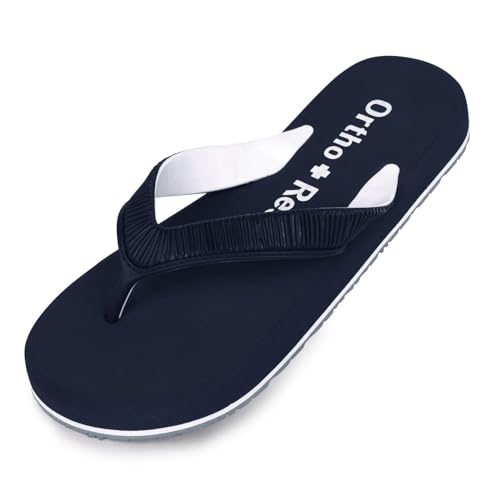Image of Ortho + Rest Doctor Slippers for Women Orthopedic Non Slip Lightweight Comfortable Flat Casual Stylish Dr Chappals and House Flip flops For Ladies and Girl's