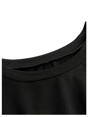 SOLY HUX Women's Plus Size T Shirt Dress Half Sleeve Crewneck Loose Summer Dresses3