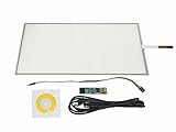 NJYTouch 17inch 4 Wire Resistive Touch Screen Panel Widescreen 382.2x239.5mm for 17.1' Laptop LCD Screen