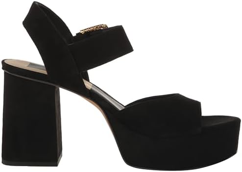 Dolce Vita Women's Bobby Heeled Sandal, Onyx Suede, 9 | Image 5