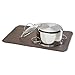 Price comparison product image iDesign 41143 iDry Absorbent Kitchen Countertop Dish Drying Mat, Fabric, Mocha, Large