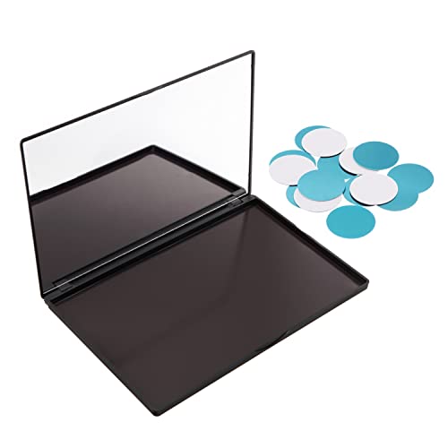 Allwon Hollow Magnetic Plastic Eye Shadow Makeup Palette Containing 15 PCS Adhesive Air Conditioning Palette Metal autocollant for Eye Shadow Lip Rubber