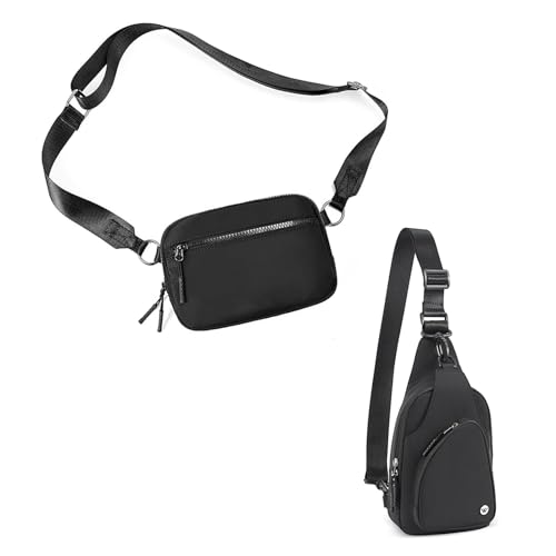WESTBRONCO Small Crossbody Sling Bags for Women Nylon with Adjustable Strap