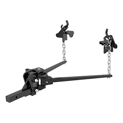 CURT 17300 Long Trunnion Bar Weight Distribution Hitch, Up to 6K, 2-Inch Shank