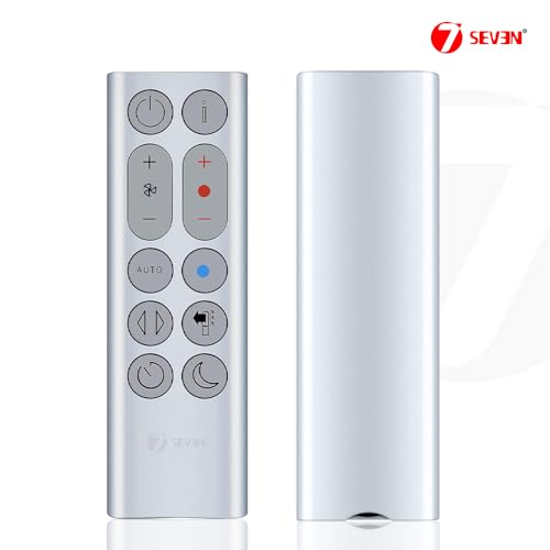Image of 7SEVEN Compatible with Dyson Fan Remote Model HP04 HP05 HP06 HP09 Pure Hot + Cool Air Purifier Heater Heat /Cool Fan, Non Magnetic Housing, Required CR2032 Battery