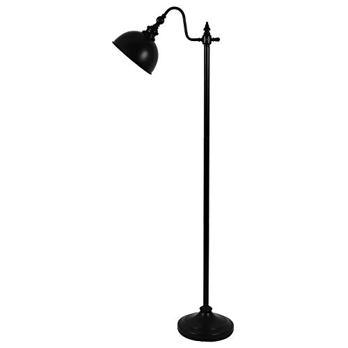 Decor Therapy Chloe Steel Pharmacy Floor Lamp, Matte Black #TOP3