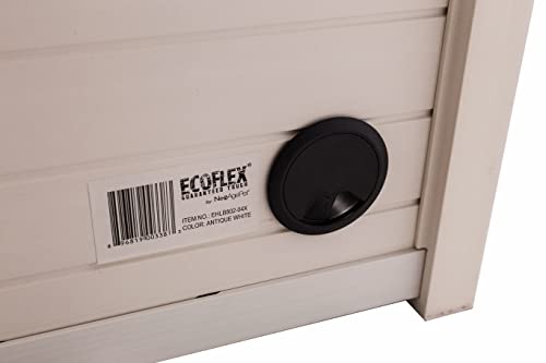 New Age Pet Ehlb802-04 Ecoflex Jumbo Litter Loo, Litter Box Cover/End Table, Antique White #TOP4