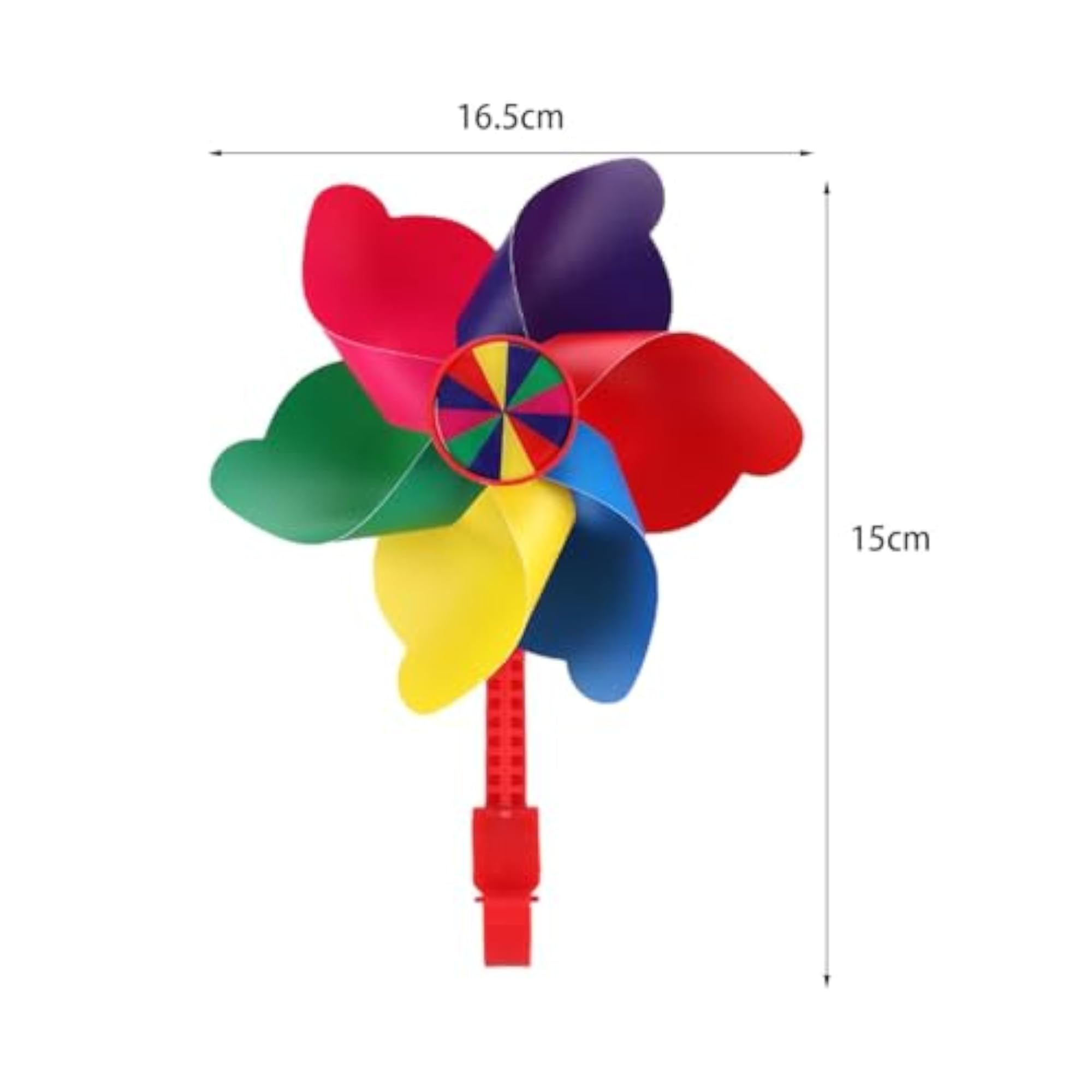 Bicycle Windmill for Kids, Colorful Handlebar Pinwheel Accessory