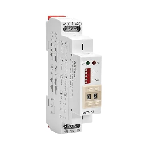 Relé de tiempo digital GRT8-K1 evita fallos eléctricos programando el retardo a 230V 4