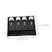 Zerodeko 2pcs Cash Drawer Tray with Clip, Currency Organizer Box with 4 Bill and 3 Coin Compartments, Portable Money Storage Tray for Retail Shops and Small Business Use
