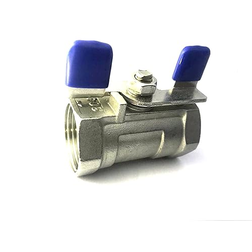 Robinet vanne DN20 en acier inoxydable 304 avec poignée papillon - 2