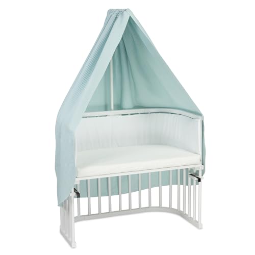 babybay himmel våffelpiké för mobilhållare lämplig för alla modeller upp till 96 cm längd, delikat blå