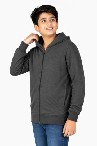 Image of ADBUCKS Rich Cotton Full Sleeves Zipper Jacket with Hoodies for Boys