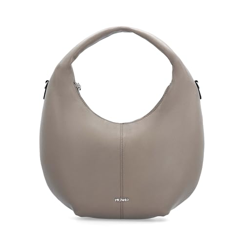 Picard sac à épaule bandoulière Gretel Hobo Bag en cuir véritable Gravel taupe pour femme