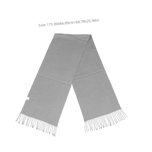 Didiseaon 1pc Imitation Cashmere Boy Girl Scarf Solid Color Neckerchief for Boys and Girls Soft and Warm Accessory for Daily Wear and Outdoor Activities2