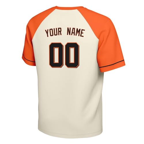 Image of ANTKING T-Shirt Custom Name Number Crewneck Short Sleeve for Men Youth Gifts