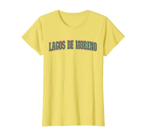 Mexico Jalisco Mexican Pride Lagos De Moreno T-Shirt, Women, Lemon Yellow, Medium