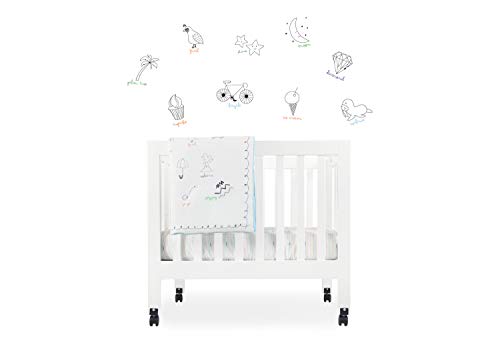 Babyletto Mini Crib Sheet, Alphabets