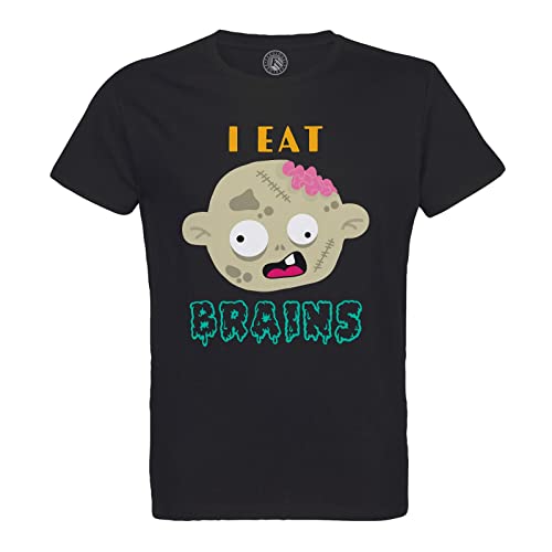 T-shirt zombie homme en coton bio col rond idéal pour Halloween horreur