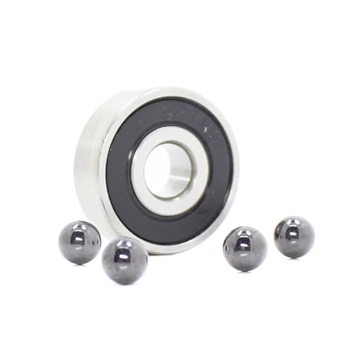 DUKUTS 628 Hybrid Ceramic Bearing 8 * 24 * 8 mm ABEC-1 1PC Industry Motor Spindle 628HC Hybrids Si3N4 Ball Bearings 3NC 628RS