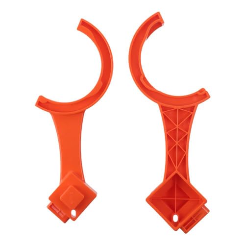 Image of BYOBYO RV Sewer Hose Fitting Wrench,Multi-Purpose Universal Tool Sewer Cleanout Cap Plug Wrench for Most 3-Inch and 4-Inch Male /Female Camper Sewer Caps, Orange